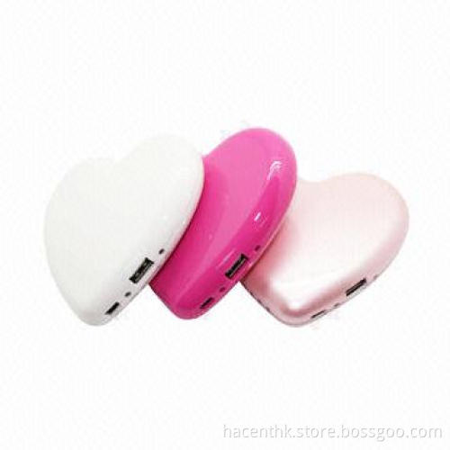 5200mAh Mini Peach Portable Power Bank for iPhone 4S/5S and More
